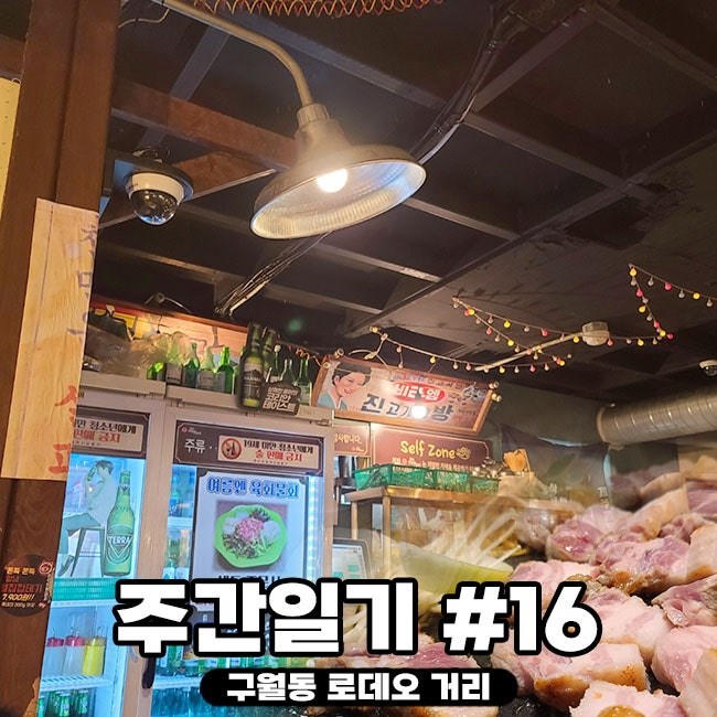 주간 일기 #16 | 구월동 제주 깜장 돼지 | 인천 로데오거리 가볼 만한 곳