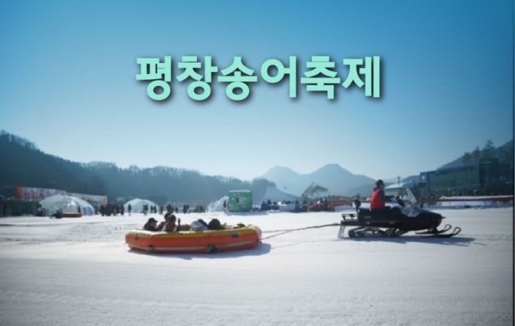 평창송어축제 기본정보 강원도 송어 낚시 1번지