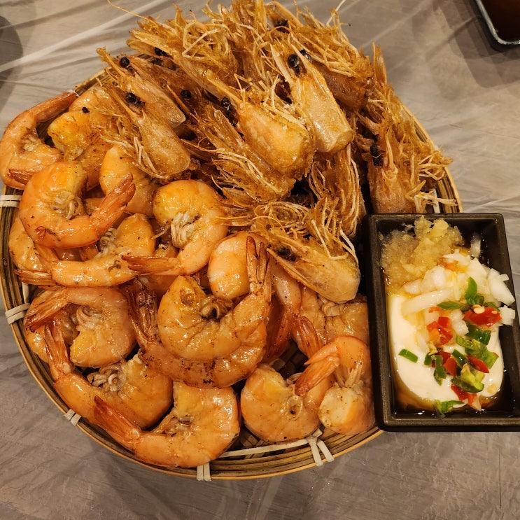  [대구/서구] 특제소스가 맛있는 활새우 버터구이 맛집, 내당동 섬