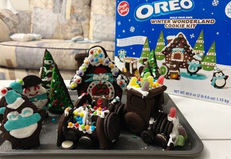 미국 크리스마스 코스트코 오레오 쿠키하우스 만들기! 가족과 함께, 아이와 함께 추억만들기 추천