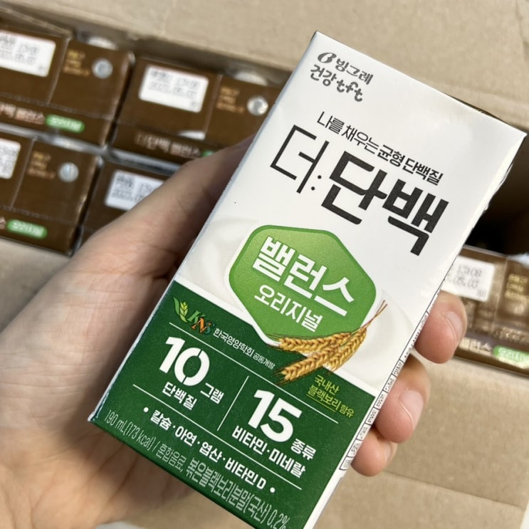  빙그레 더단백 밸런스 오리지널 단백질 식사대용 추천
