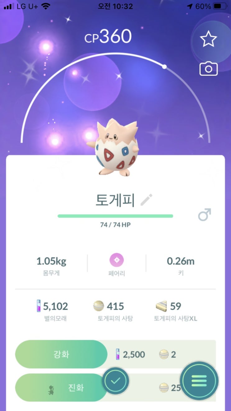  알에서 토게피 이로치 부화!
