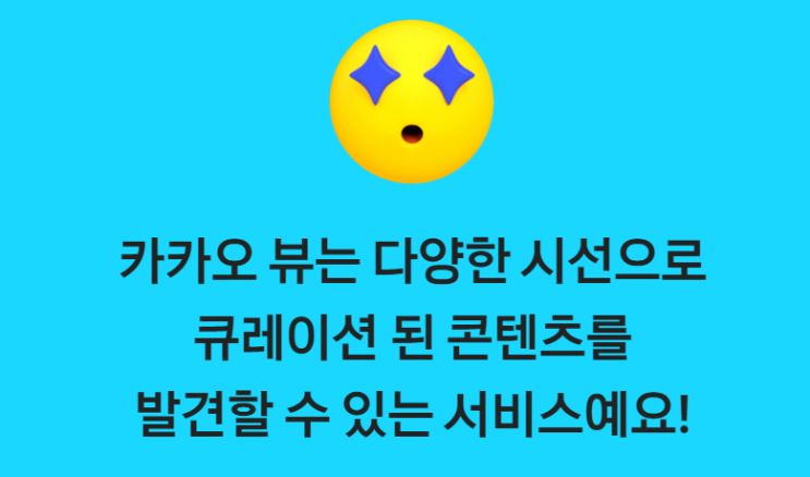  카카오뷰 채널 개설