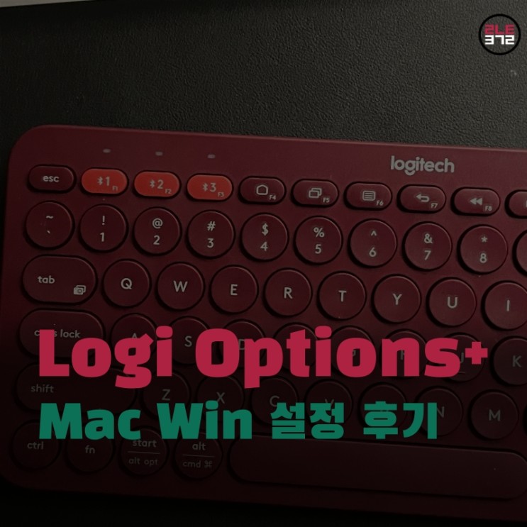 logi options+ 맥 윈도우 최신 설정 후기