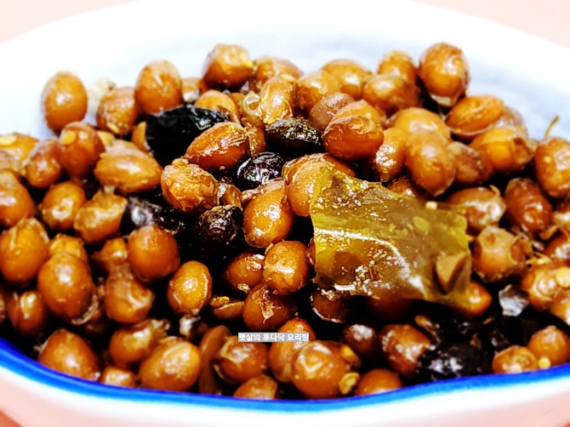 메주콩조림 겨울 밑반찬 만들기 백태콩 콩장조림 콩장 맛있게 만드는법