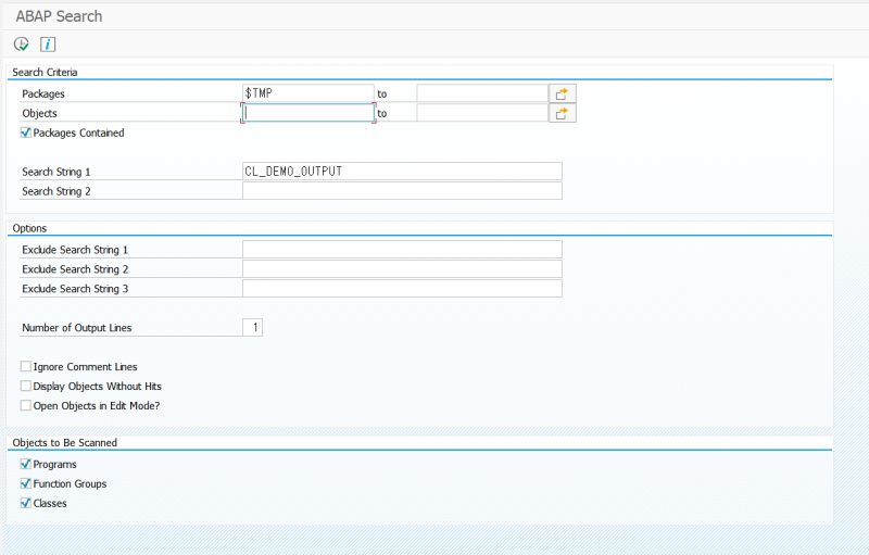 [SAP ABAP] ABAP 소스 검색 (CODE_SCANNER) : 네이버 블로그