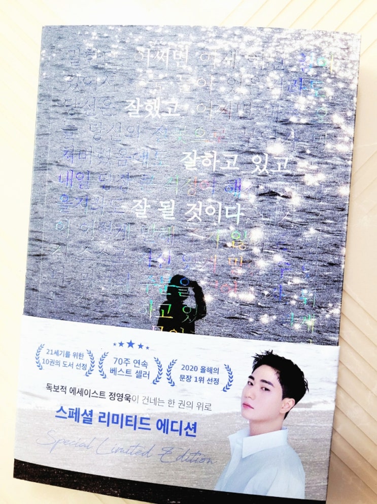 [서평] <잘했고 잘하고 있고 잘 될 것이다> 정영욱 에세이.  응원 에세이 추천. 베스트셀러 추천.