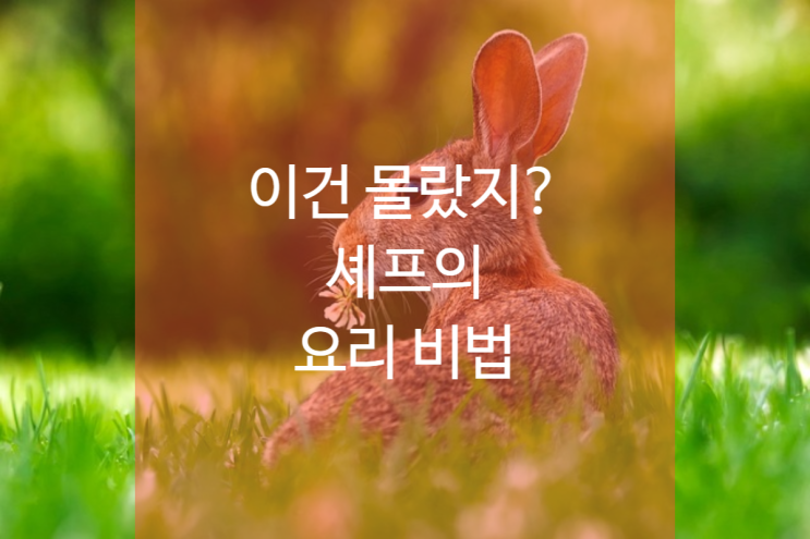  업소용 레시피 전수 창업, 온라인 레시피의 허와 실!
