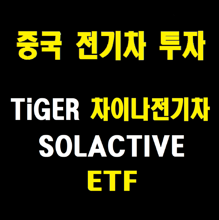  TIGER 차이나전기차SOLACTIVE 주가 전망 차트분석