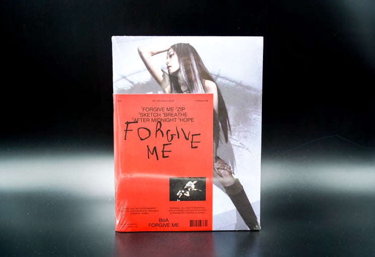  보아(BoA), 미니 앨범 포기브미(Forgive Me) [Hate Ver.] (북클릿 + 포토북 커버) 앨범 언박싱