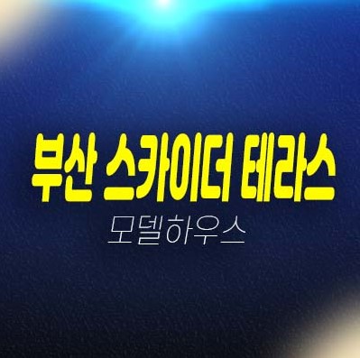 부산 스카이더 테라스 장림동 라이브오피스,지산,상가 청약 잔여호실 홍보관 위치 투자안내