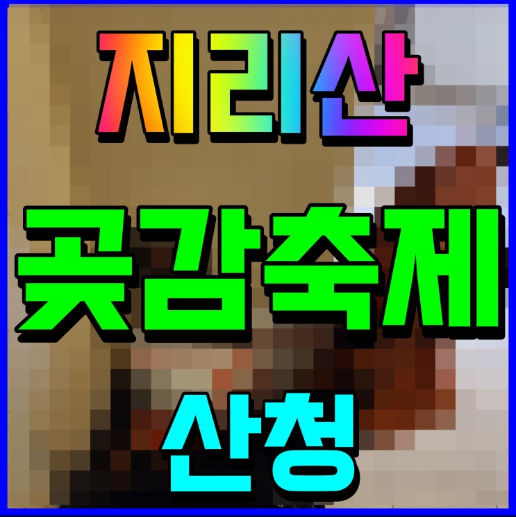  지리산 산청곶감축제 경상도 겨울 여행 가볼만한곳 여기 어때