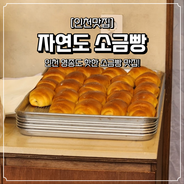 영종도 맛집 고소한 자연도소금빵