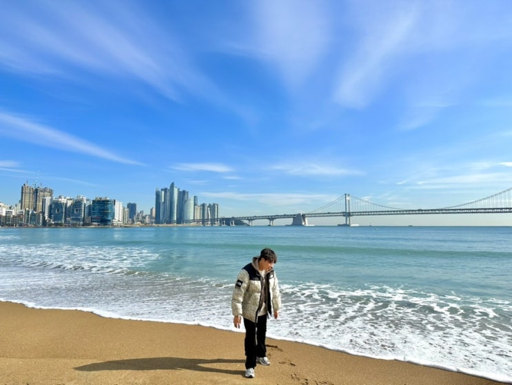  12월 겨울 부산 여행 코스 추천 "광안리해수욕장" | 주차 이용 방법