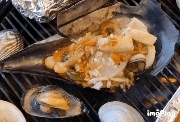  솔밭회조개구이 영종도 해산물 맛집