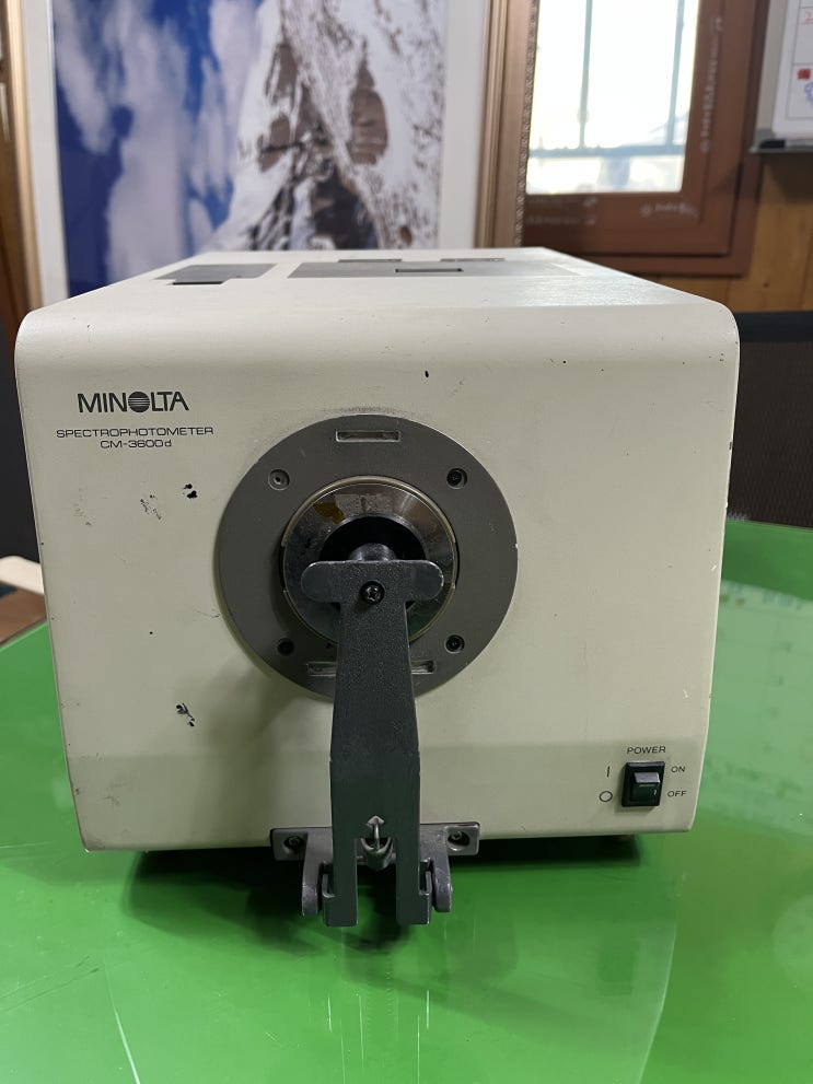  (MINOLTA)중고Spectrophotometer CM-3600d 분광광도계 분광측색계-판매완료