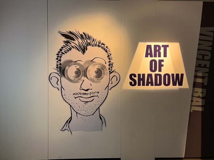  추운 겨울 가 볼만한 곳 잠실 Museum209 빈센트 발 전시 The art of shadow