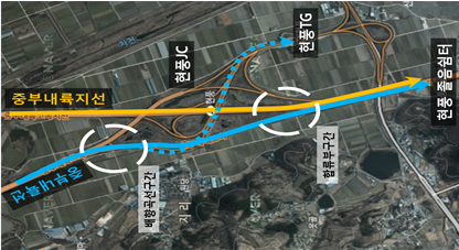  분기점(Jct) 분합류부 위험구간 진단사례 3