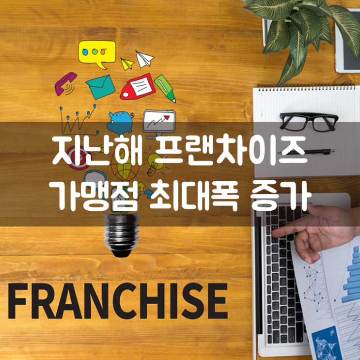 지난해 프랜차이즈 가맹점 최대폭 증가