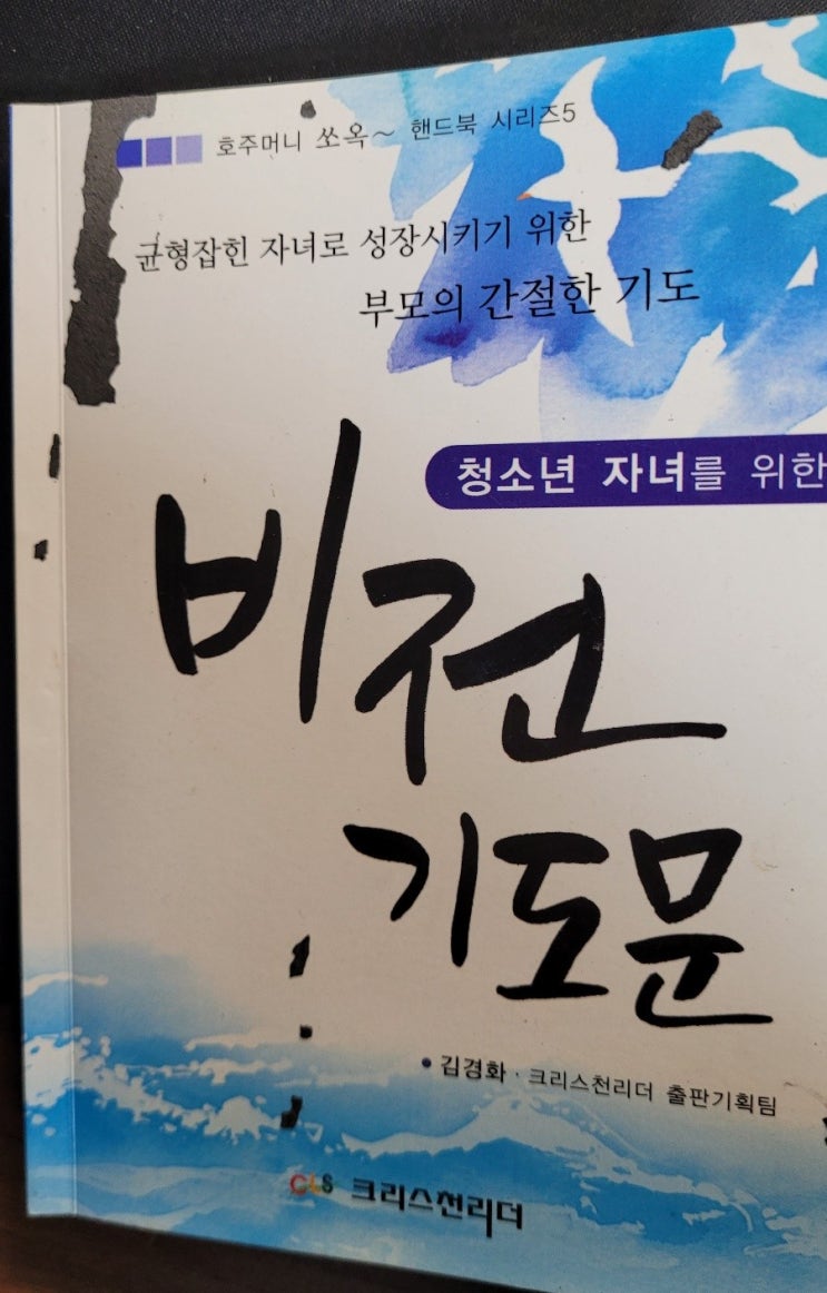  청소년 자녀를 위한 비전 기도문