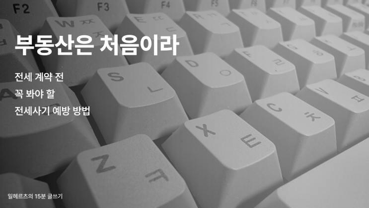  부동산은 처음이라, 전세 집 구하기 전 꼭 봐야 할 깡통 전세 사기 예방 방법