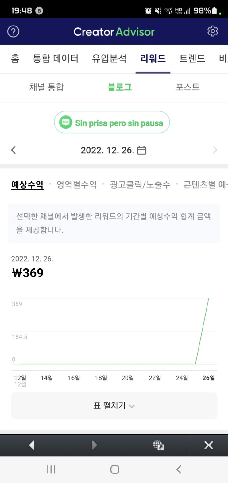  [네이버 애드포스트] 미디어 등록 및 첫 수익 후기