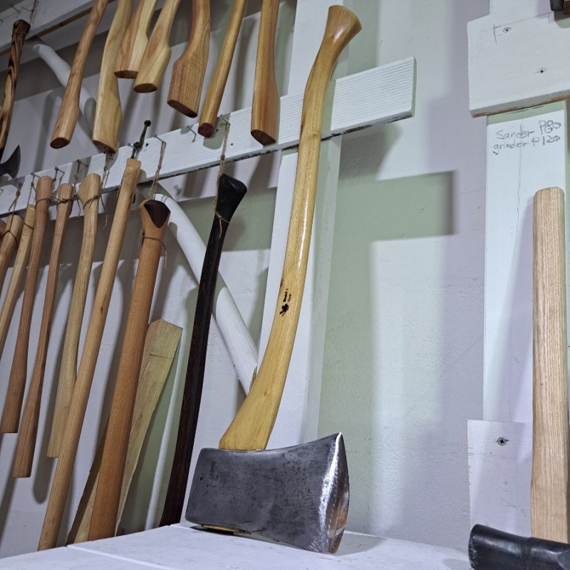 도끼자루 만들기-풀사이즈 벌목용 도끼 4lb Dayton pattern axe restoration