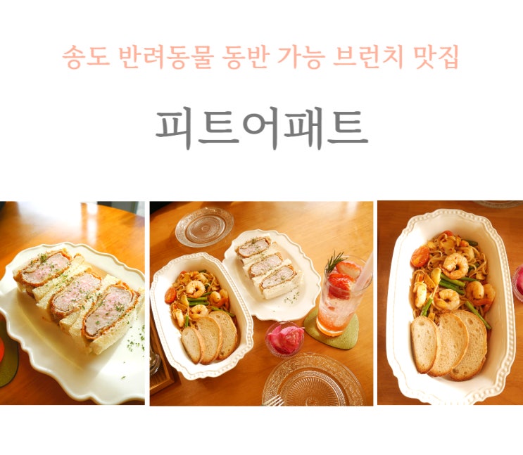  송도 브런치 맛집 피트어패트, 반려동물 동반 가능 식당