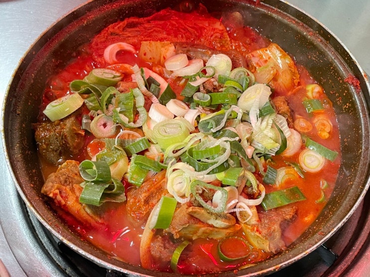  양평 현지 맛집 :: 원조 흥청골 매운 갈비찜 :: 밥 무한에 부들한 고기 조합