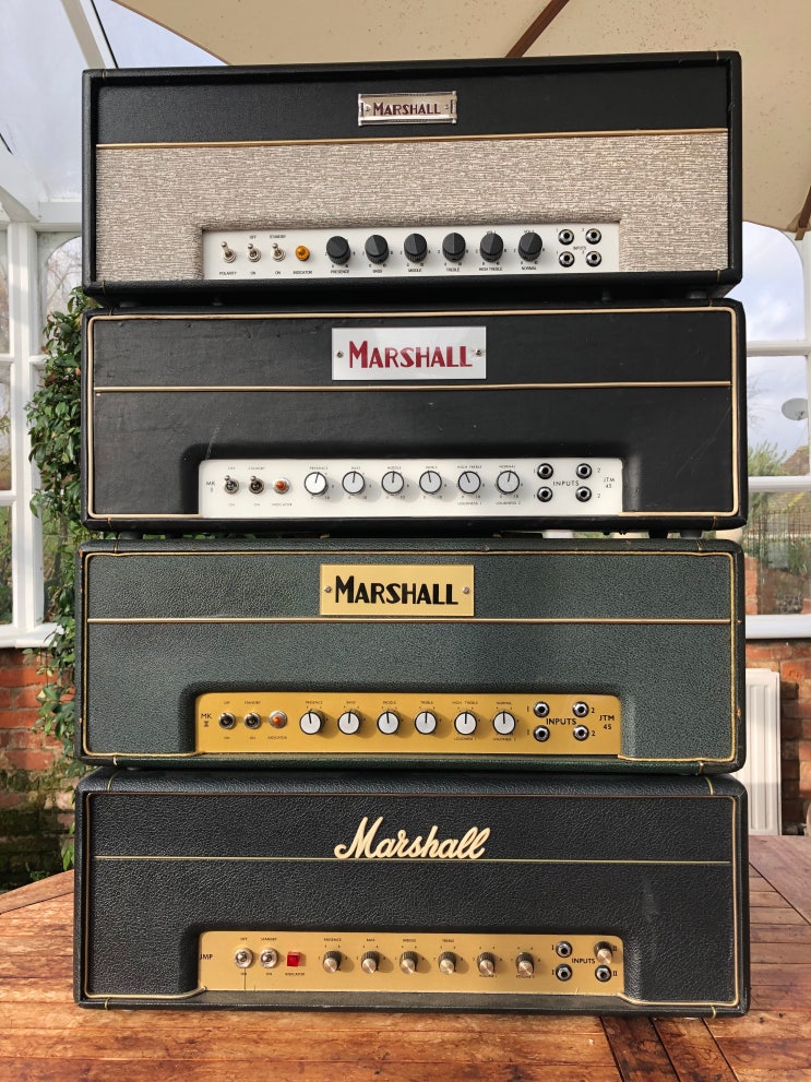 Marshall JTM45 KT66 Clone(마샬 플렉시 클론) 메인터넌스 (트레블 톤 커패시터, 포텐셔미터 교체, 기본점검)