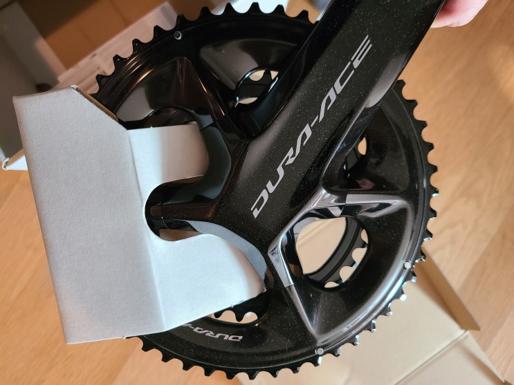  듀라 크랭크 구입기. 무게실측. FC-R9200 컴팩 50/34T 167.5mm