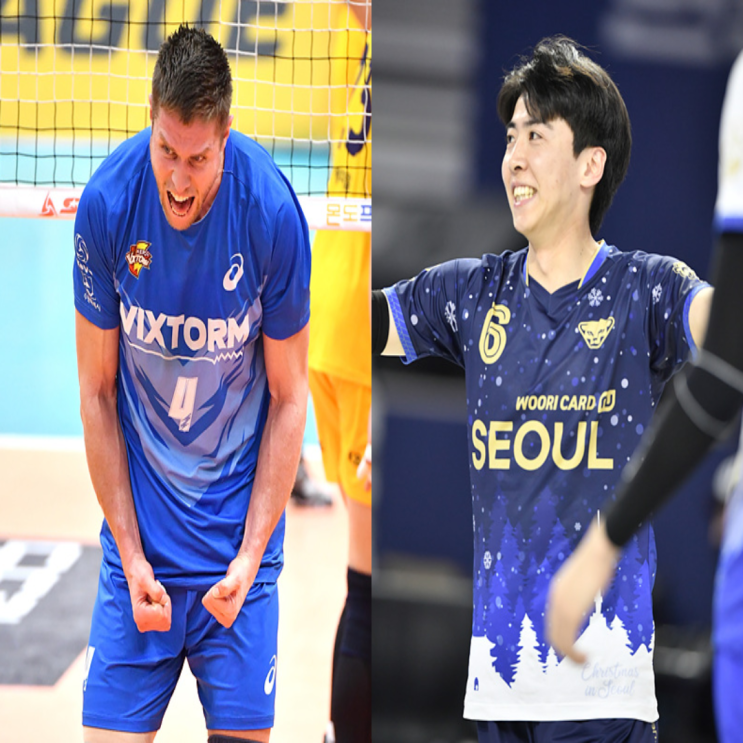 한국전력 우리카드, V리그 남자배구 12월 30일 경기예상(한전우카, 우카한전, 타이스 서재덕 김광국 김지한 나경복 아가메즈)