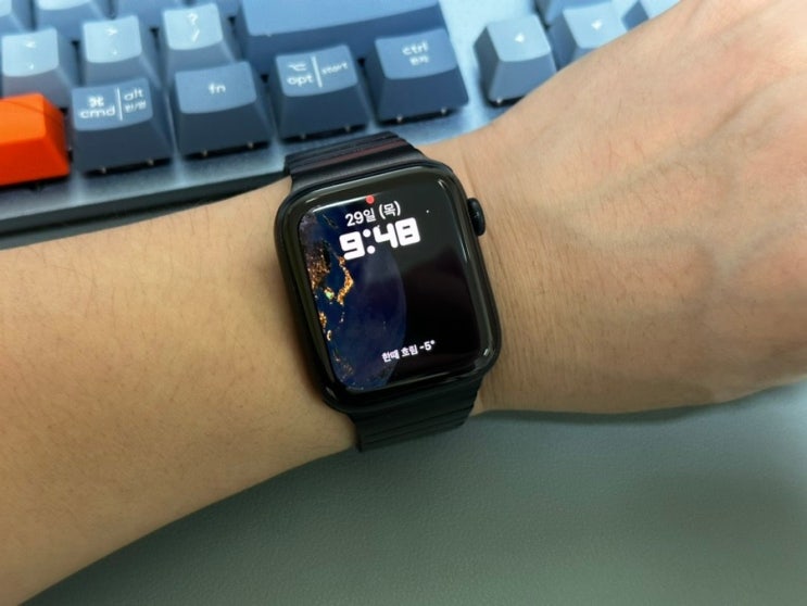  애플워치 se2 44mm 메탈 스트랩 사용 후기