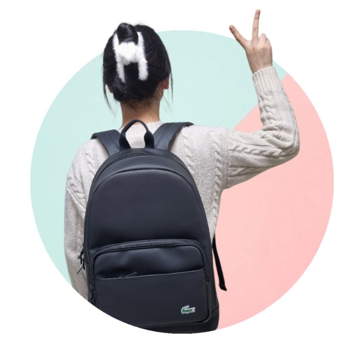  라코스테 백팩 후기(직장인백팩/노트북백팩/여자백팩)