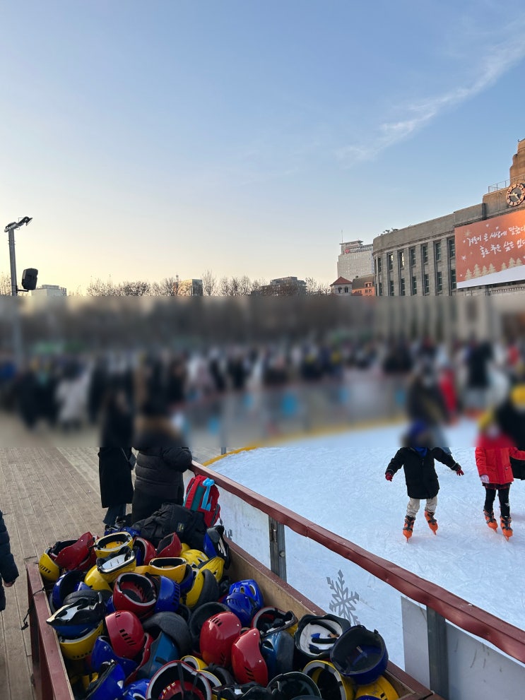 서울광장 스케이트 가격과 대기인원 정보와 크리스마스 후기