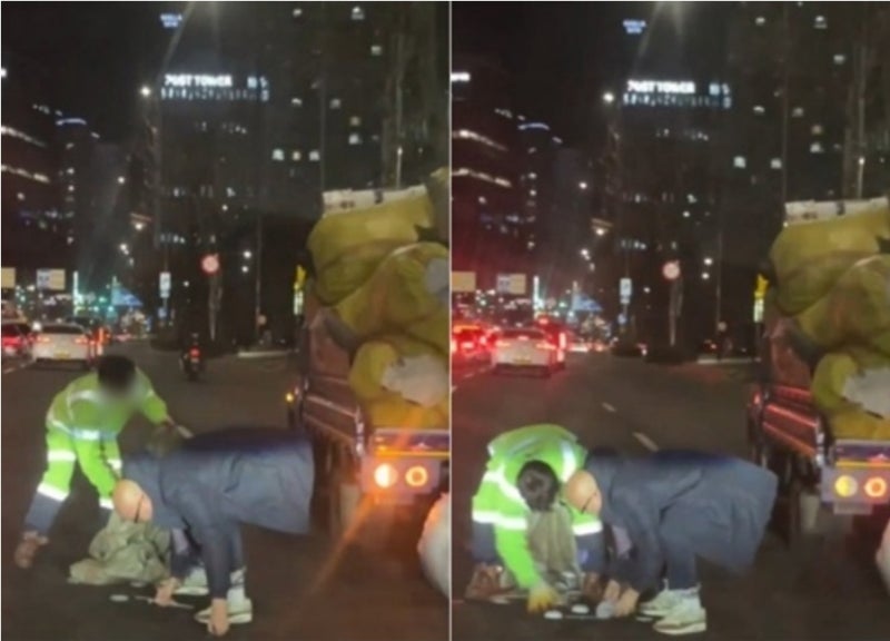 방송인 홍석천 환경미화원 도운 선행 과정을 전하며 감동을 나눴다 자칫 큰 사고 위험 고민 ....