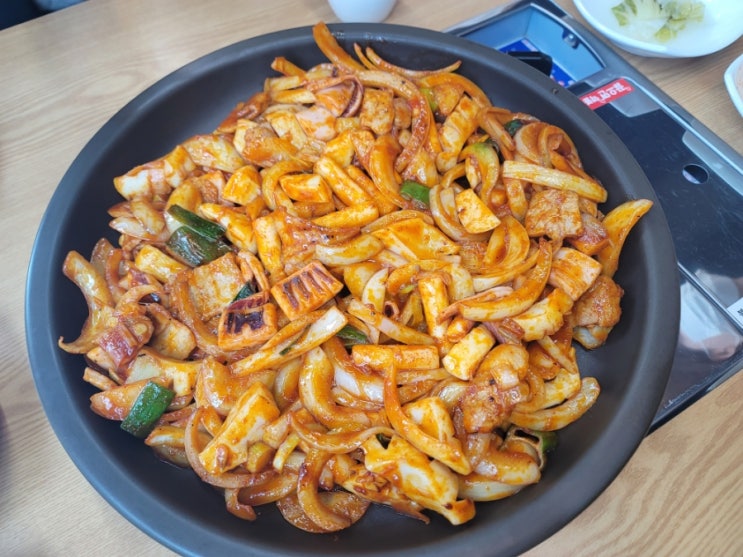  [태안 맛집] 갑오징어불고기 한식 맛집 네모오징어 태안점