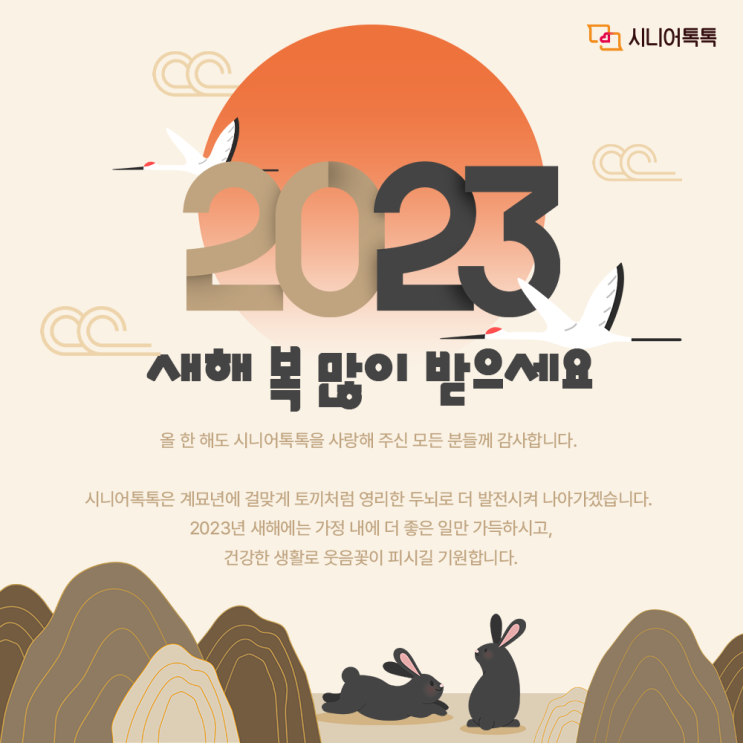  올해도 감사했습니다, 새해 복 많이 받으세요!