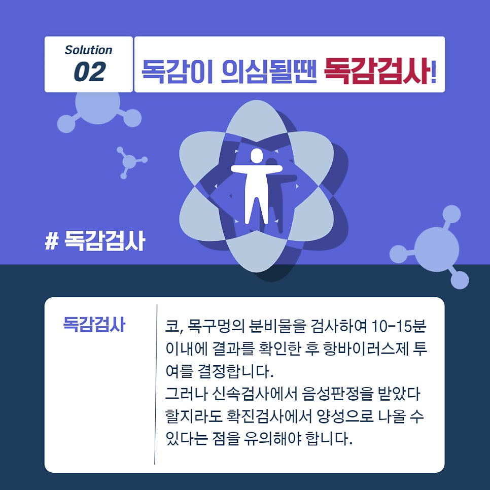 독감 검사 — 본문 그림