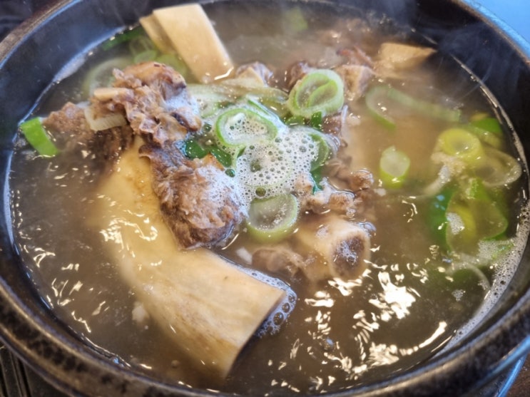 [분당] 동천역 점심 갈비탕 소고기 24시 소떼마을