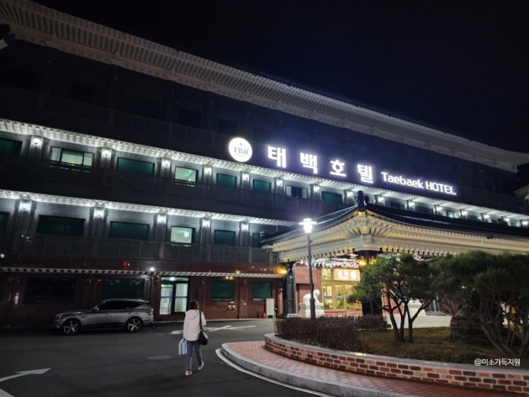  태백산 숙소  태백호텔 수영장 조식 후기 태백관광택시까지~