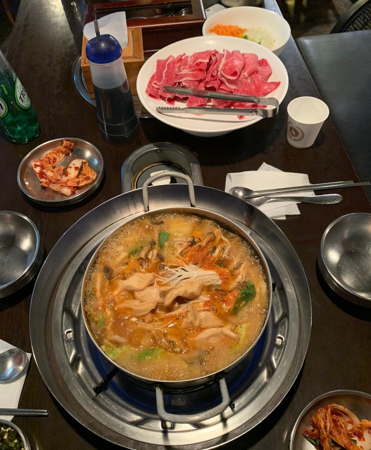  [압구정로데오 맛집] 최가네버섯샤브매운탕칼국수 - 웨이팅 샤브샤브 맛집(주차)