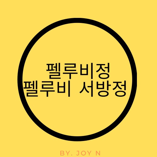  펠루비정 / 펠루비서방정 / 코로나 처방약