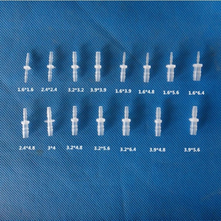  튜브 호스 커넥터 스트레이트 플랫 타입 레듀서 피팅 1자 일자 PP 튜빙 Flat 플라스틱 fitting flatfitting straight barb barbed