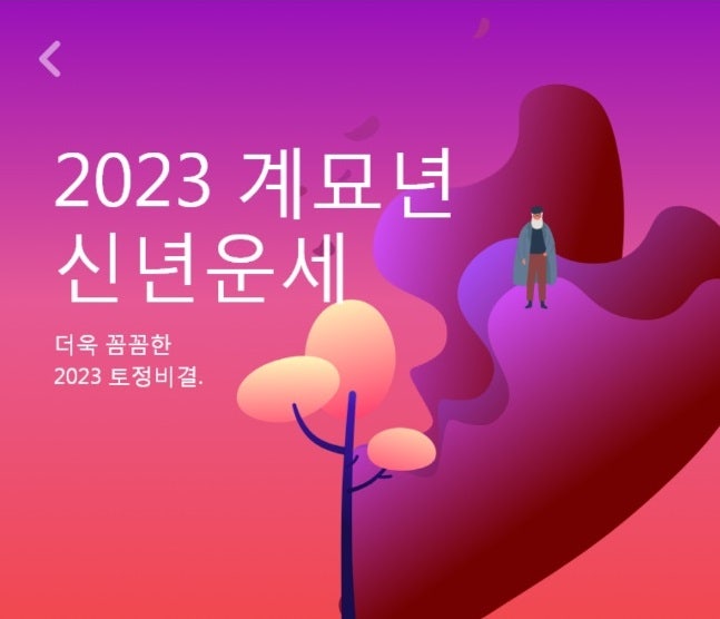  2023년 계묘년 신년운세 토정비결 무료로 보는방법