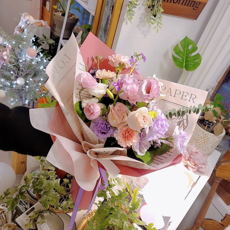  부산 해운대 장산 이쁜 꽃다발 선물은 플레르앤에서 준비하셔요️