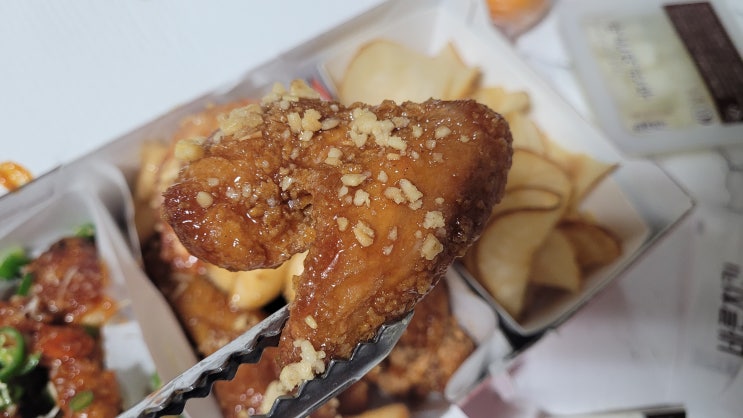  월평동 배달 맛집 바른치킨 대전월평점 치킨로봇이 튀겨줘요