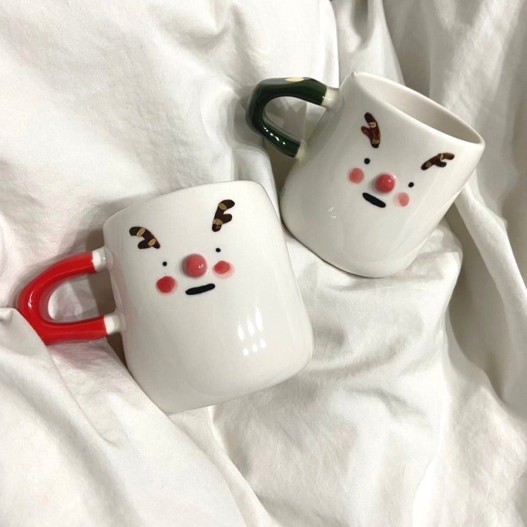  로파 서울 - [Gift SET] 코몽이 루돌프 머그잔 세트 _크리스마스 선물로 딱이였다.