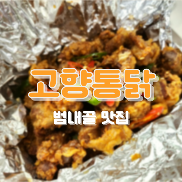 범내골 맛집 고향통닭 (땡초간장똥집, 부산 치킨 맛집)