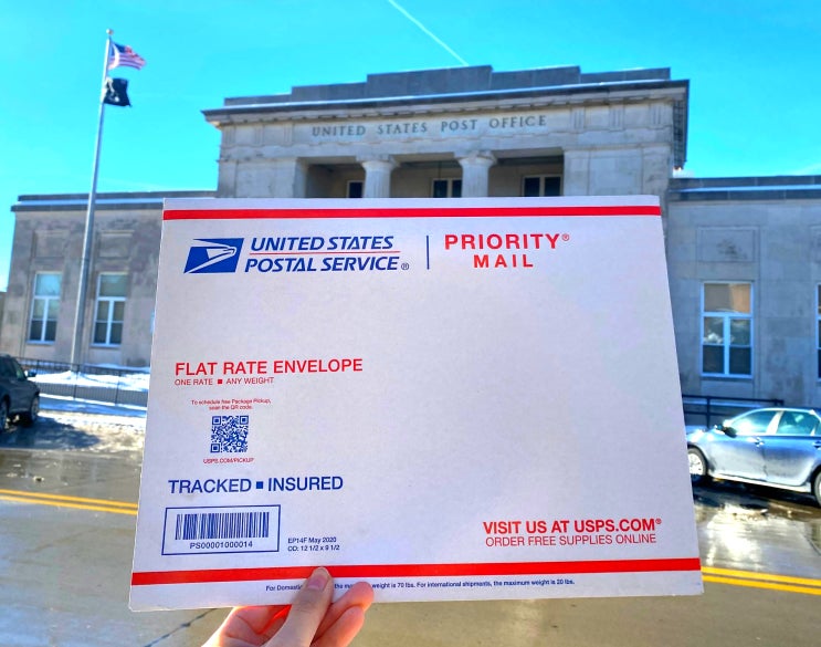 미국 우체국 USPS에서 국내우편 국제우편 보내는 법